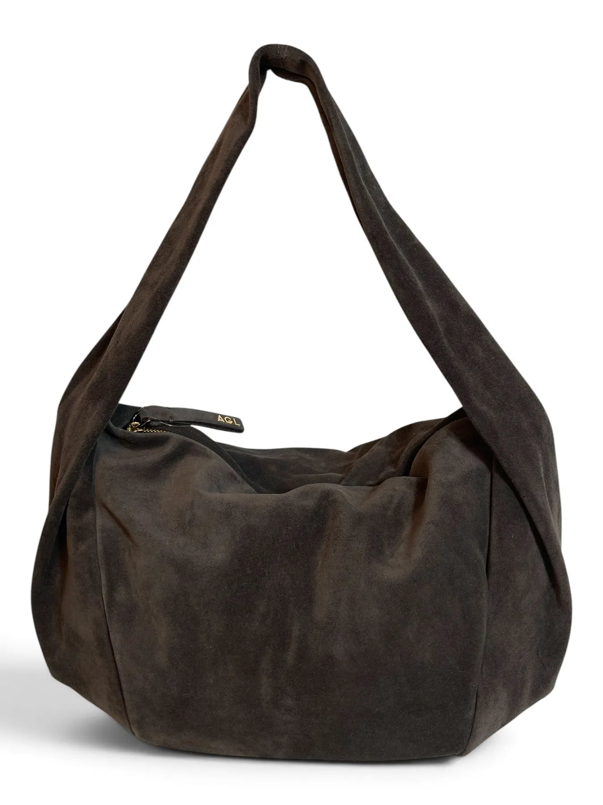 AGL BSOFTYAGLFERGU0790 SOFTY BAG FERGUS Suede Handtasche Schokoladenbraun
