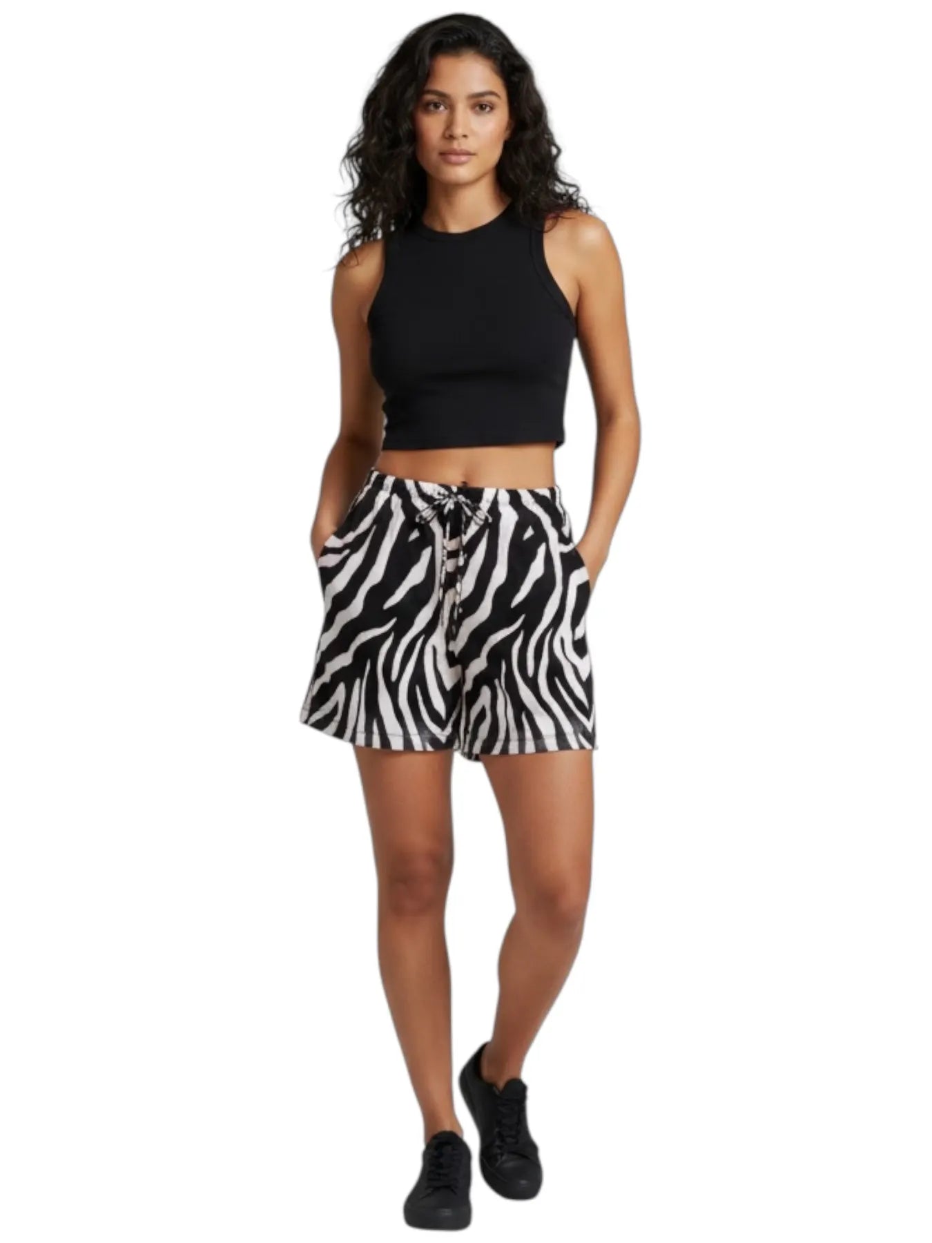 HUGO 50562589  Haslala-1 10278085 Zebraprint  Shorts