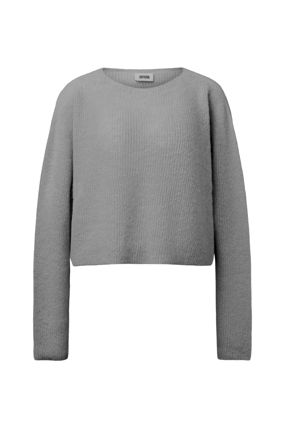 DRYKORN 420217 IMENY Damen Pullover Alpaka-Mix Grau 6310