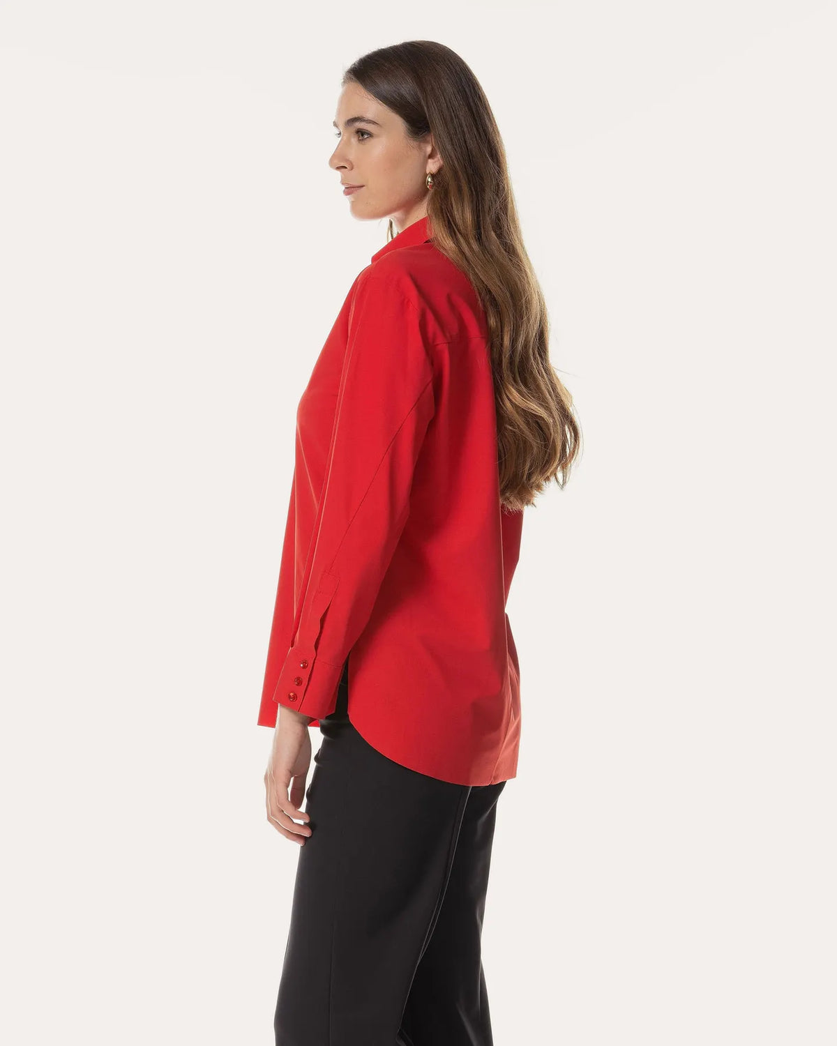 JAPAN TKY MIKUYA  Bluse Travel-Stoff Stretch  SPICY RED