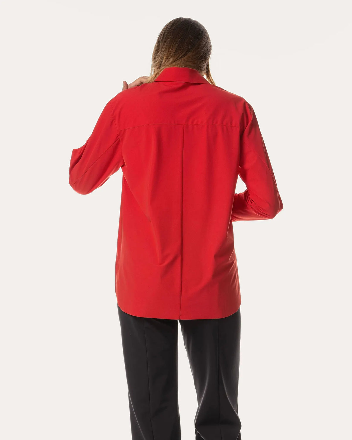 JAPAN TKY MIKUYA  Bluse Travel-Stoff Stretch  SPICY RED