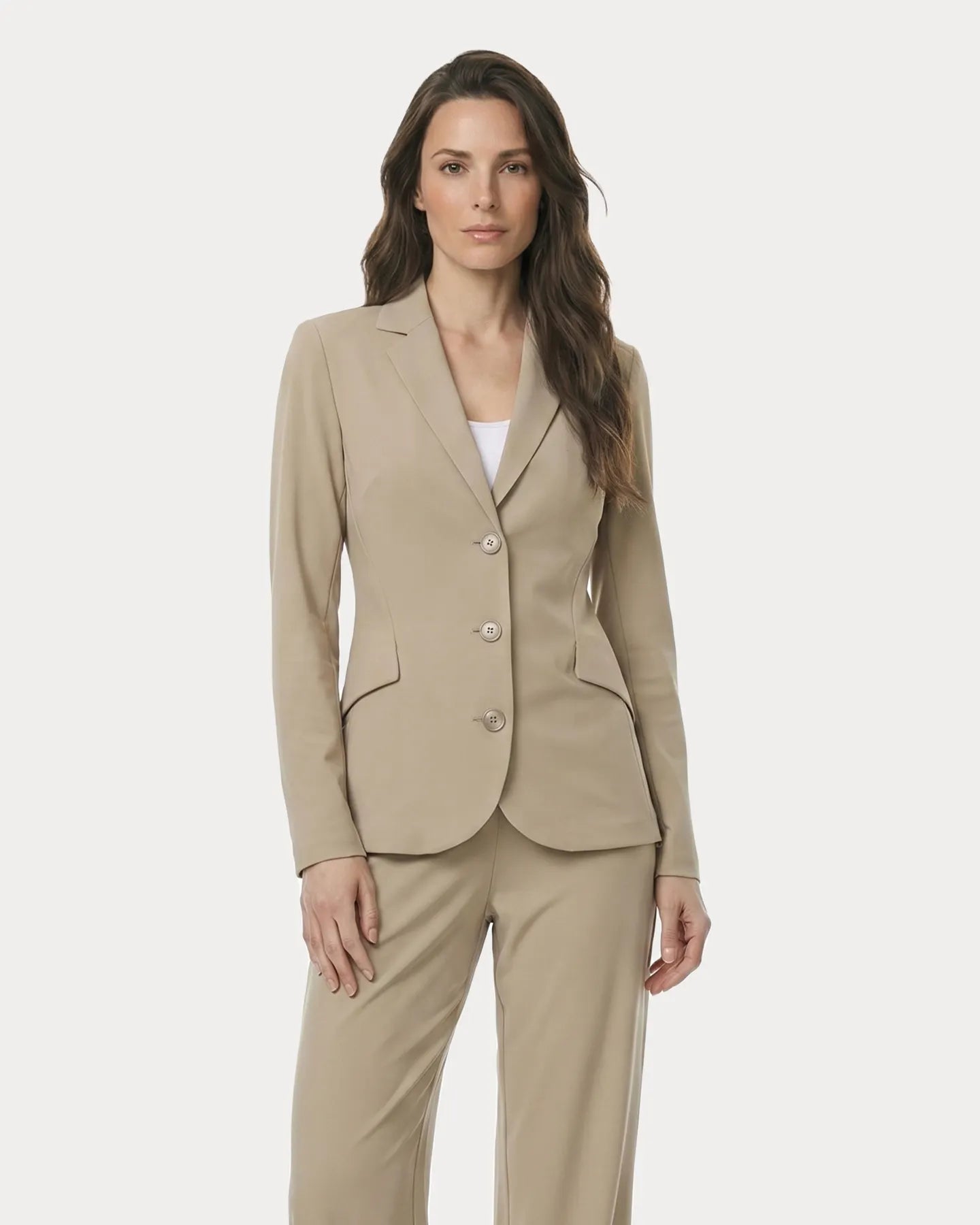 JAPAN TKY DANNO Blazer Technojersey Stretch WARM SAND