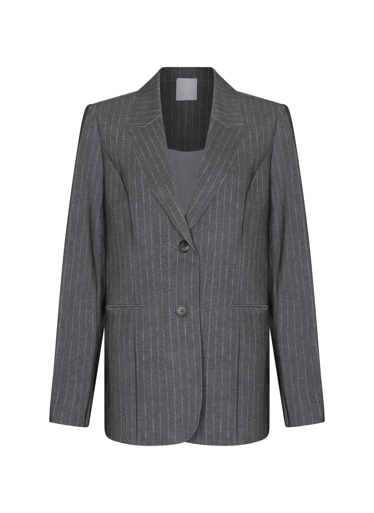 JAPAN TKY GOSHIKO DESSIN Blazer Technojersey Stretch Dark Antra Stripe