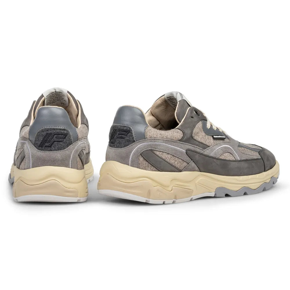 VAN BOMMEL SFM-10258-31-01 De Rezer 01.46 Sneaker Suede Leder DarkGrey