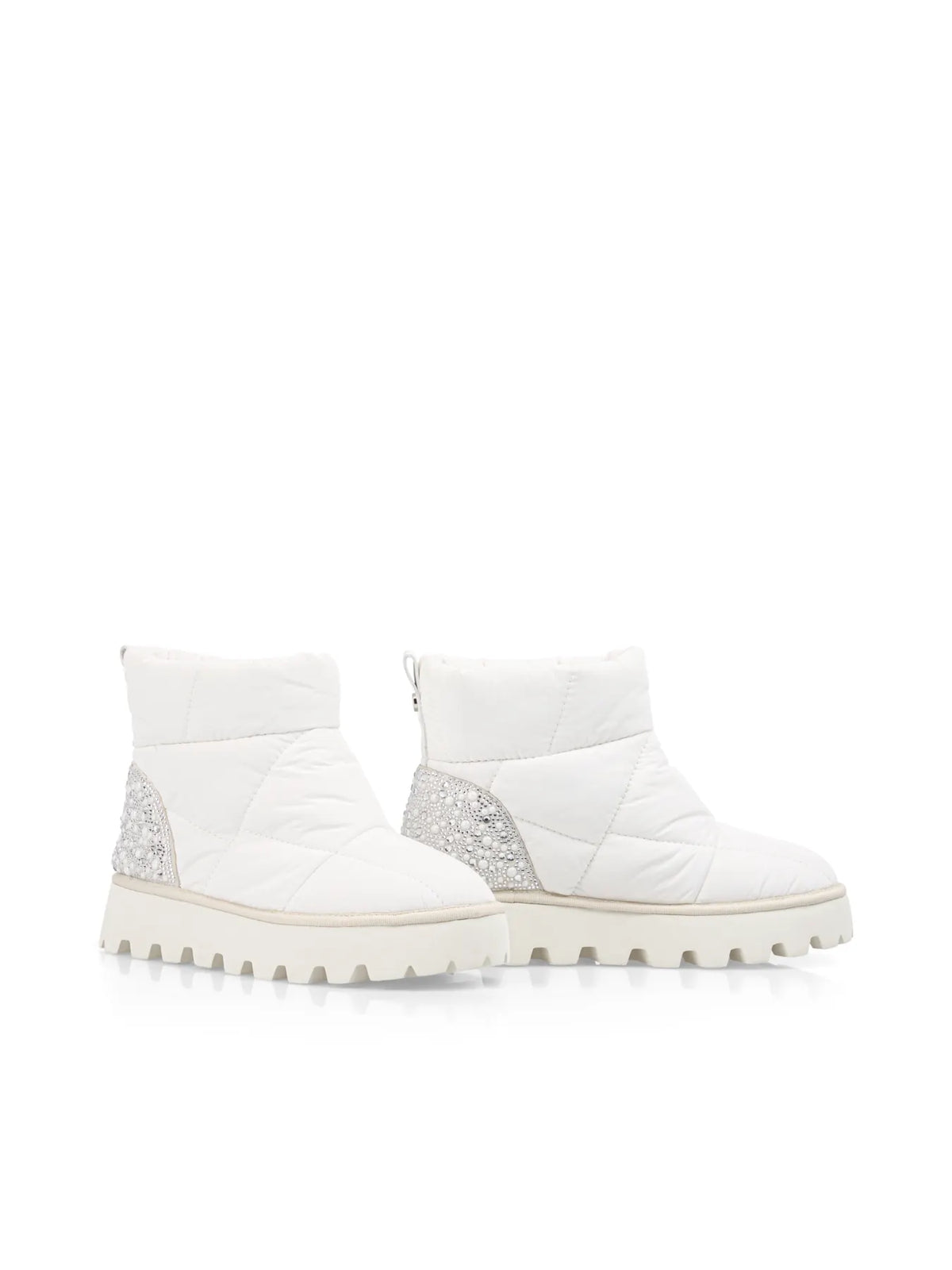 MARC CAIN 
                
                                            BS SB.06 J84 Slip-on-Boot mit Glitzer-Details off-white