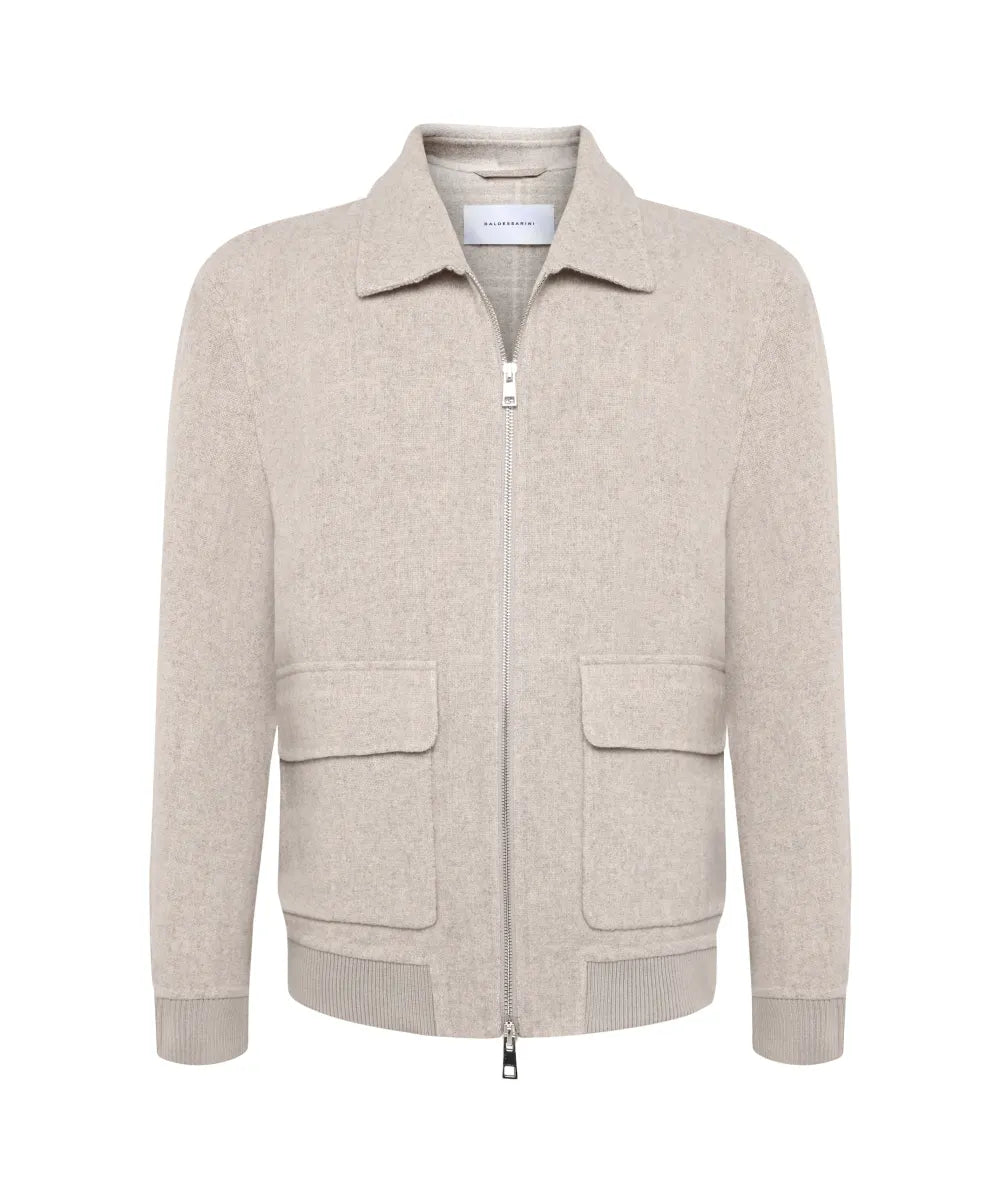 Baldessarini B0 15122.1120 BLD-Chase-P Zip Jacke Overshirt Beige silver mink