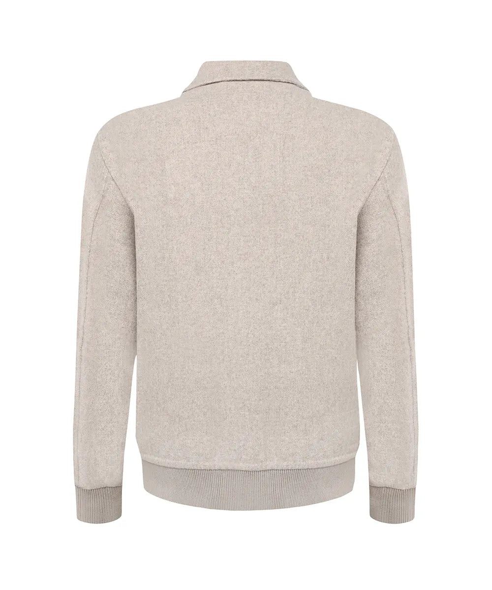 Baldessarini B0 15122.1120 BLD-Chase-P Zip Jacke Overshirt Beige silver mink