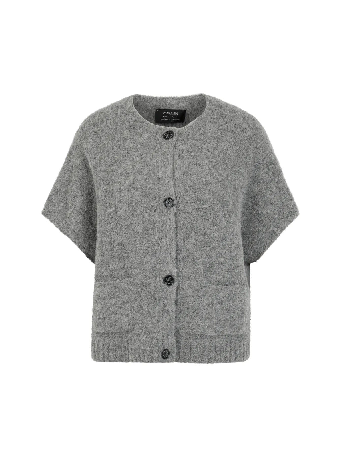 MARC CAIN BS 37.04 M21 Strickweste Knitted in Germany Grau