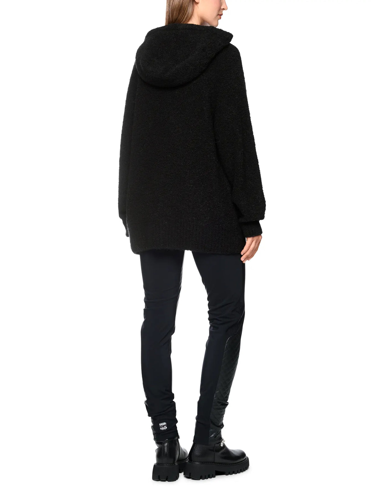 MARC BS 41.39 M21 CAIN Strick Hoodie Knitted in Germany black new