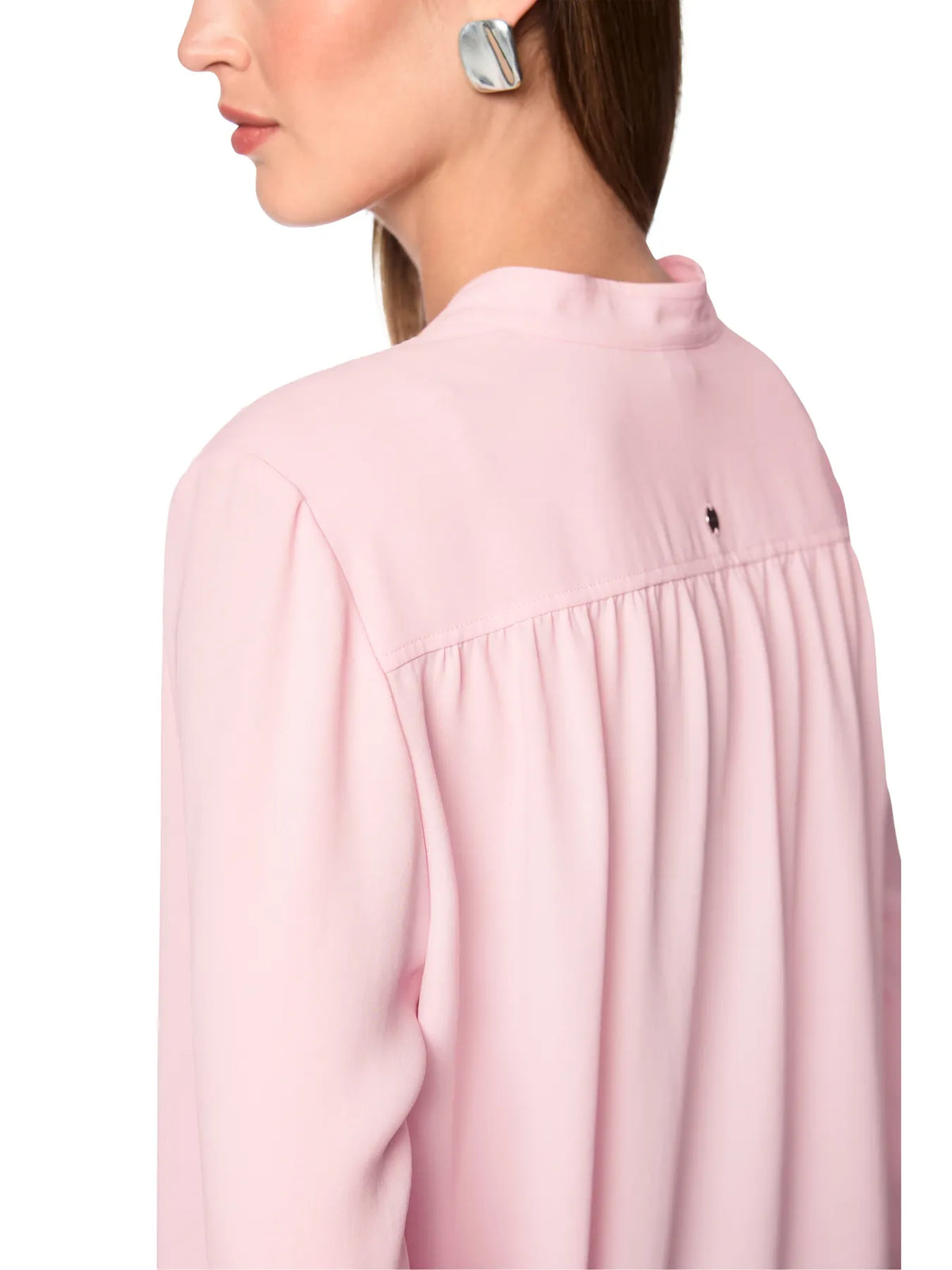MARC CAIN BC 51.25 W90 Fließende Bluse mit Schmuckknopf rosa chalk pink