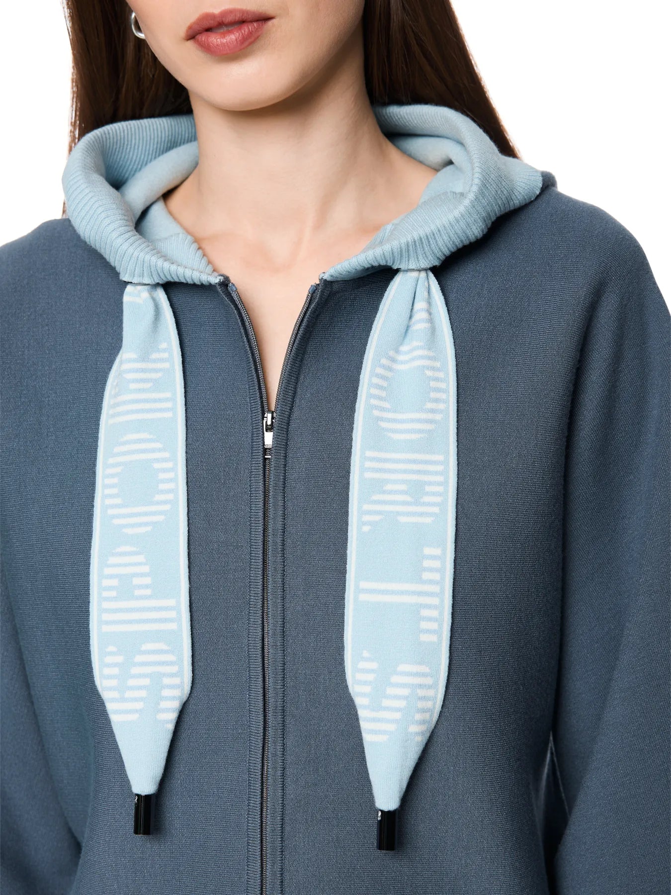 MARC CAIN 
                
                                            BS 39.07 M57 Gestrickter Cardigan Blau grisaille