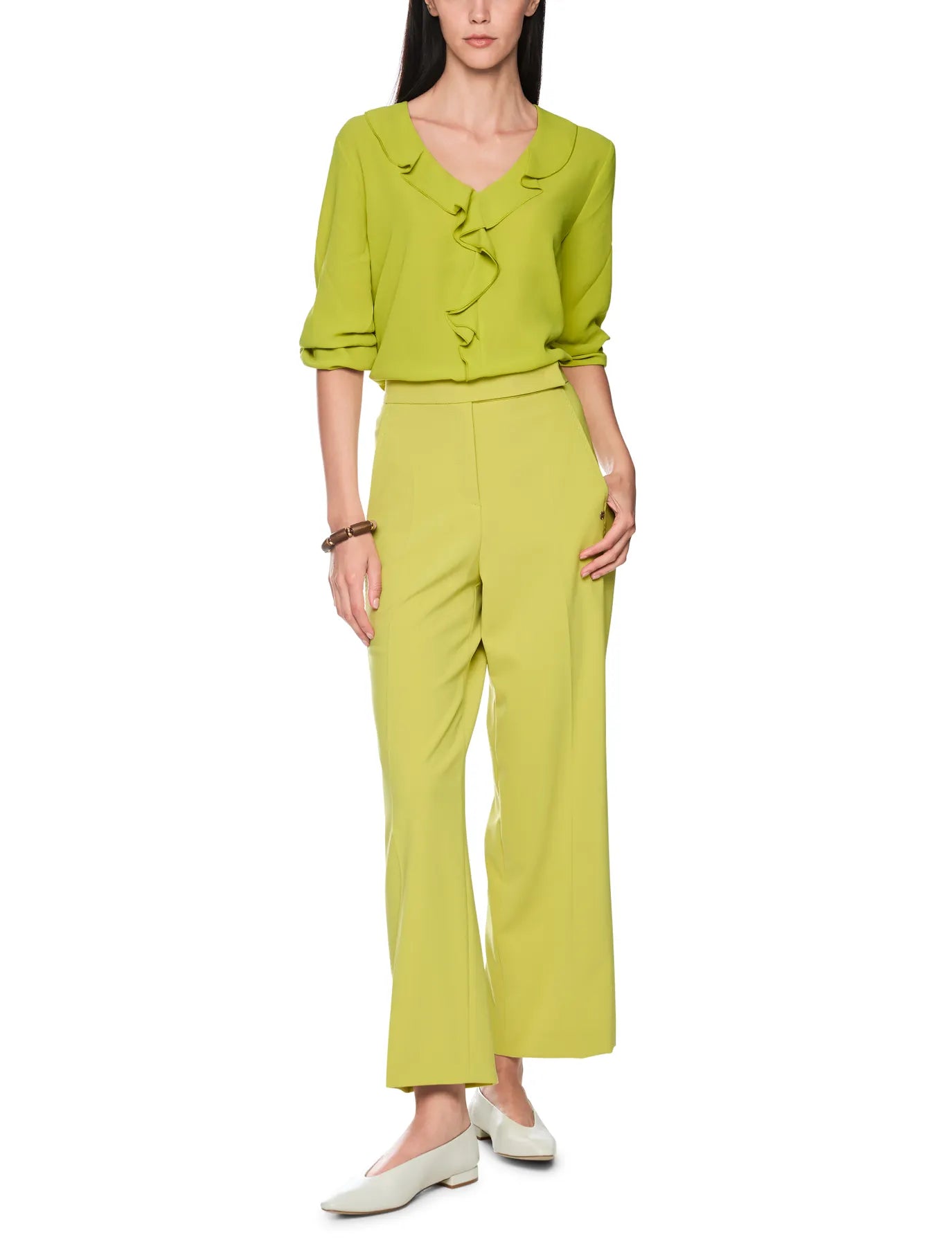 MARC CAIN BC 51.39 W90 Bluse apple green new