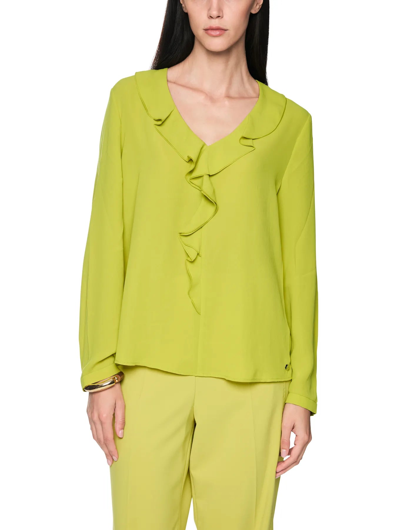 MARC CAIN BC 51.39 W90 Bluse apple green new