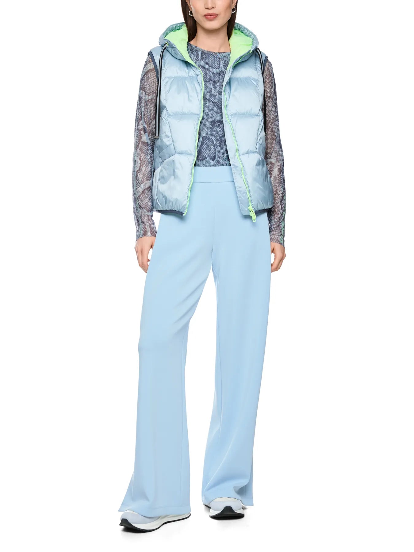 MARC CAIN BS 81.31 J08 Weite Jogginghose WEDI Hellblau niagara mist