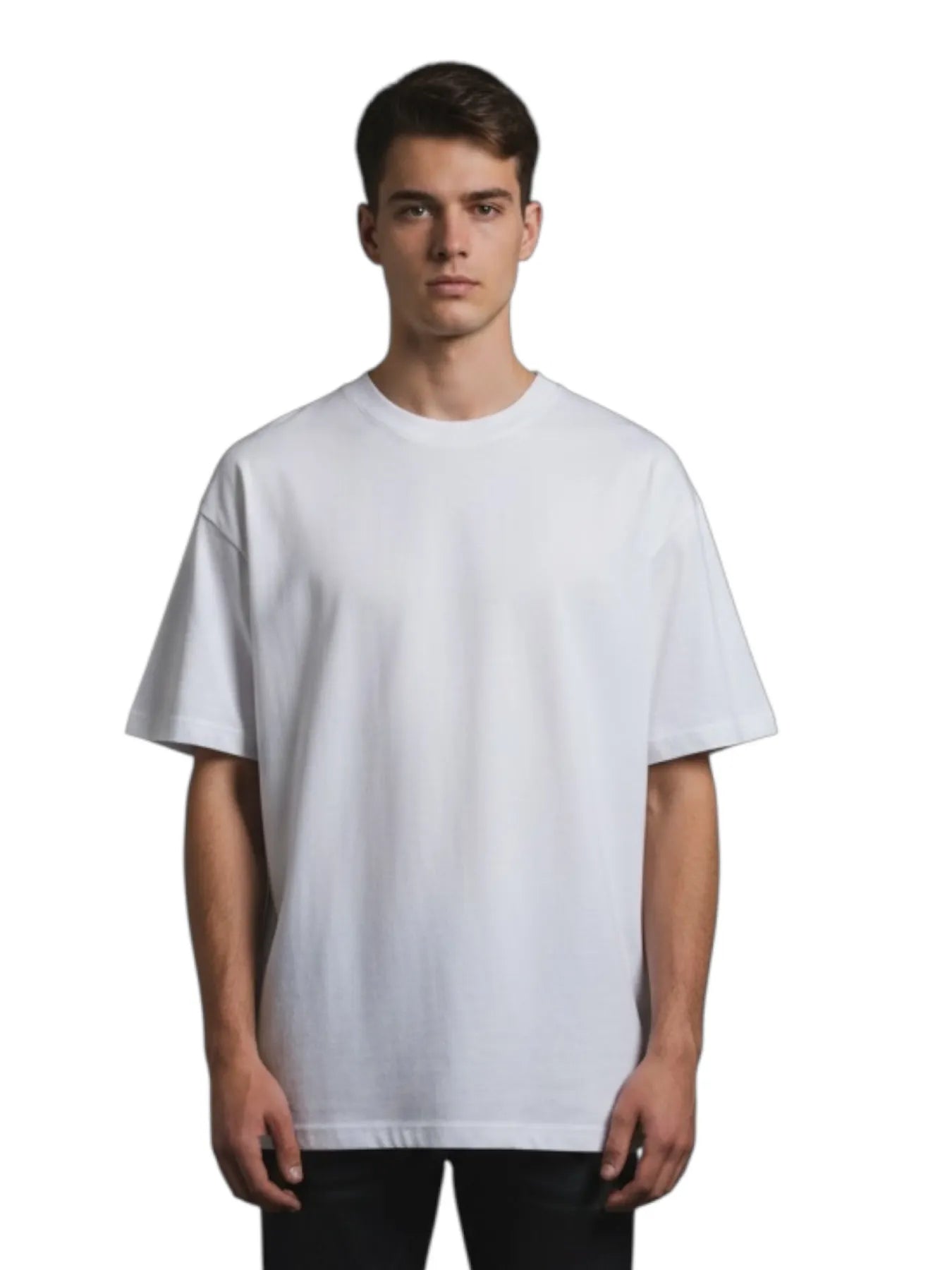 NICE.PEACE NP-733 T-Shirt Print auf der Rückseite Weiß
