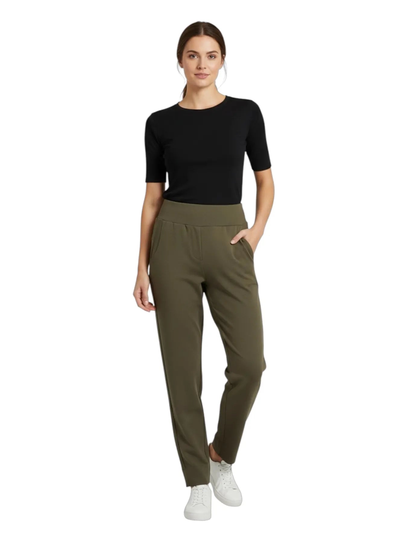 ANIA SCHIERHOLT HO3378/66 Hose Oliv Caper