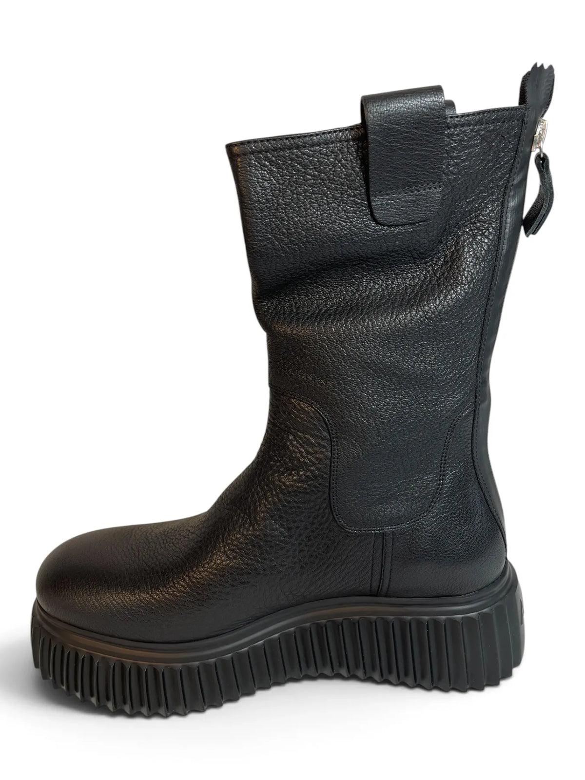 AGL D751503PGKI0121013 MILAGROS Plateau-Boots mir Reißverschluss NERO