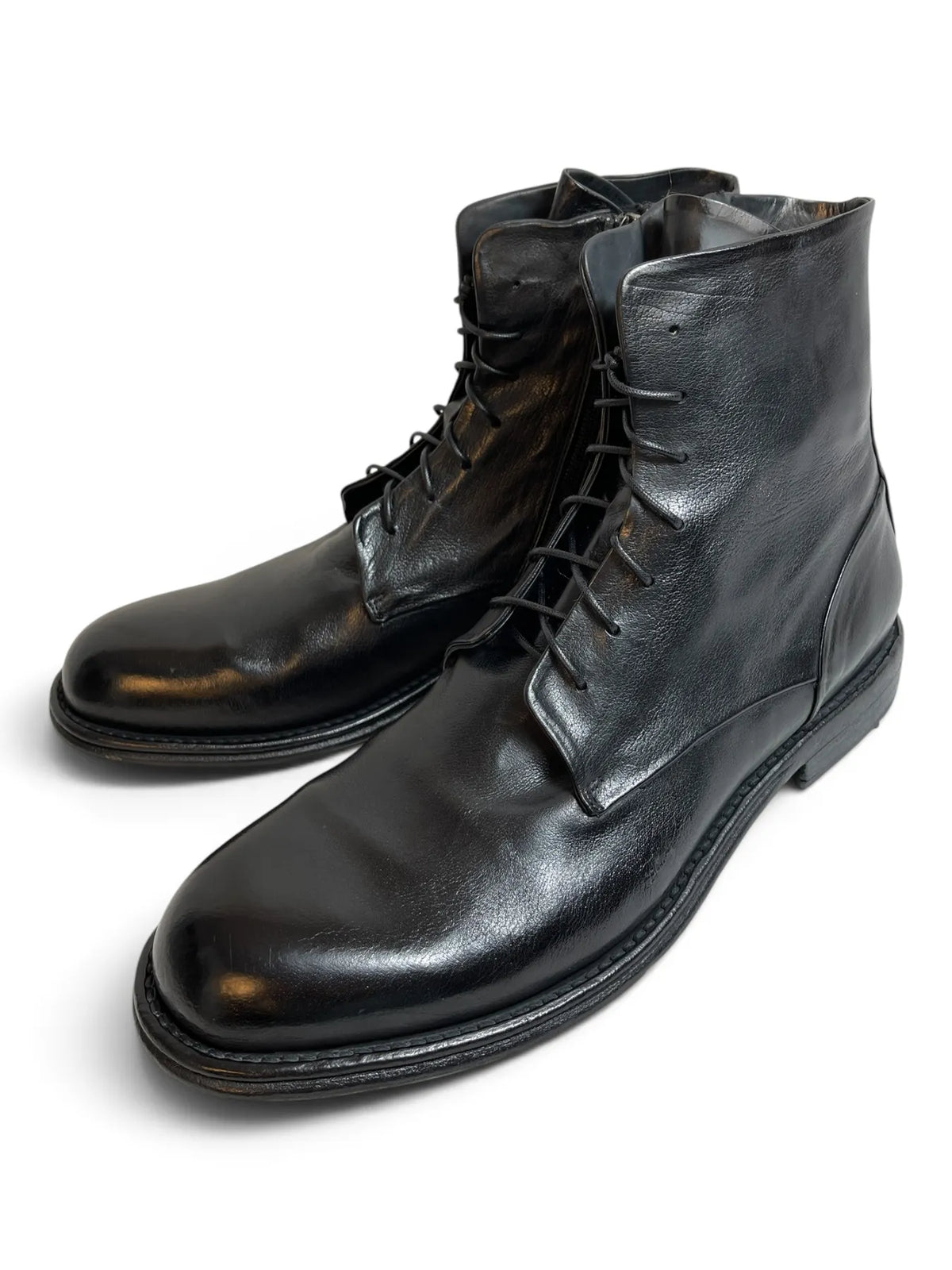 LEMARGO DF13Z RANCH RIGEL  Leder Stiefelette Reißverschluss Nero