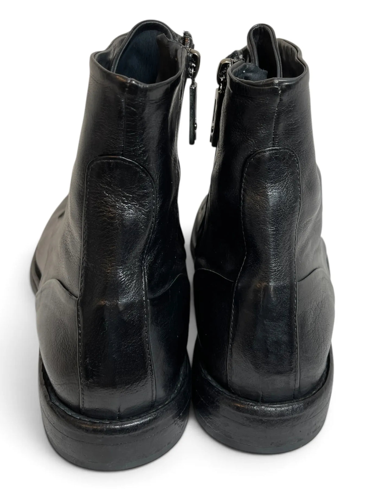 LEMARGO DF13Z RANCH RIGEL  Leder Stiefelette Reißverschluss Nero