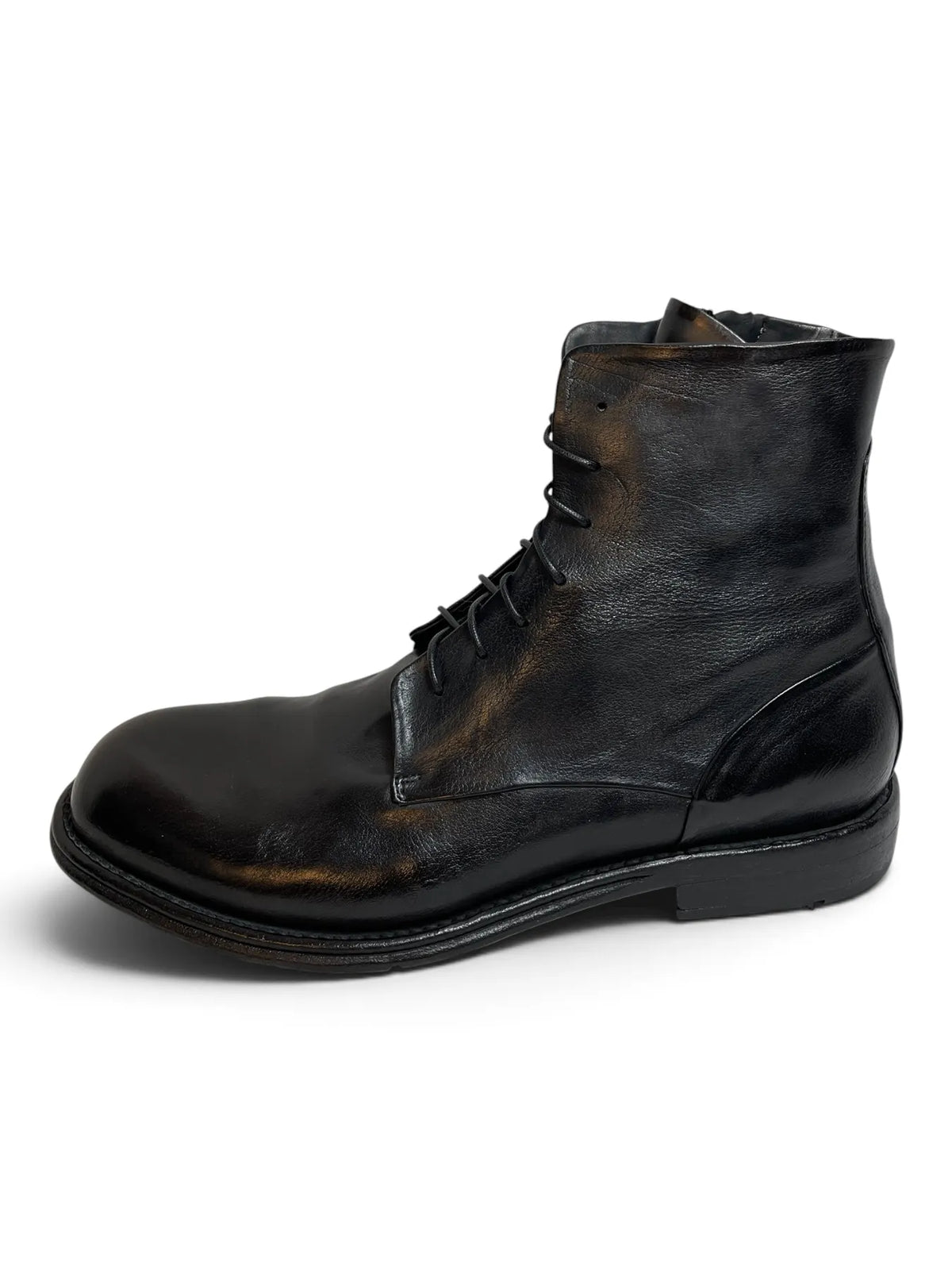 LEMARGO DF13Z RANCH RIGEL  Leder Stiefelette Reißverschluss Nero