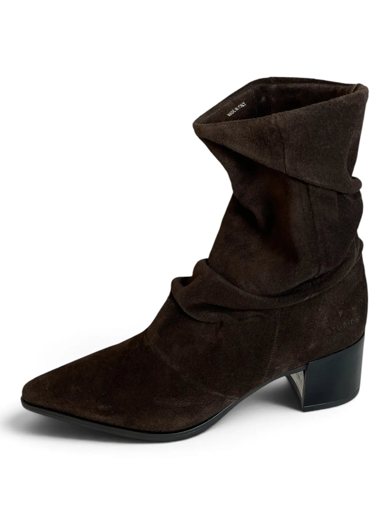 COPENHAGEN CPH292 SUEDE Stiefeletten mit Raffung Chocolate