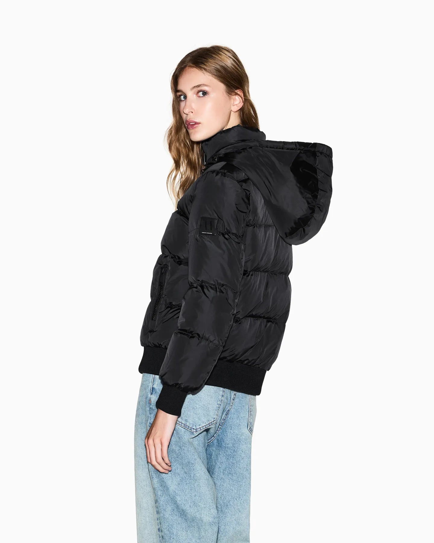 ARMANI XW000228 AF12286 Daunen Jacke Black