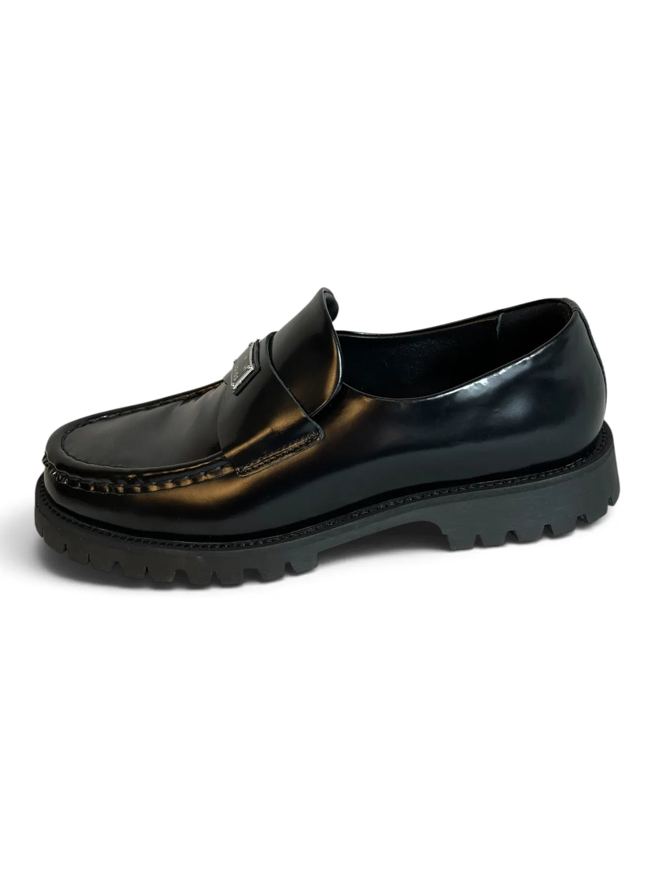 COPENHAGEN CPH848 BRUSHED LEATHER Penny-Loafer Sliper Black
