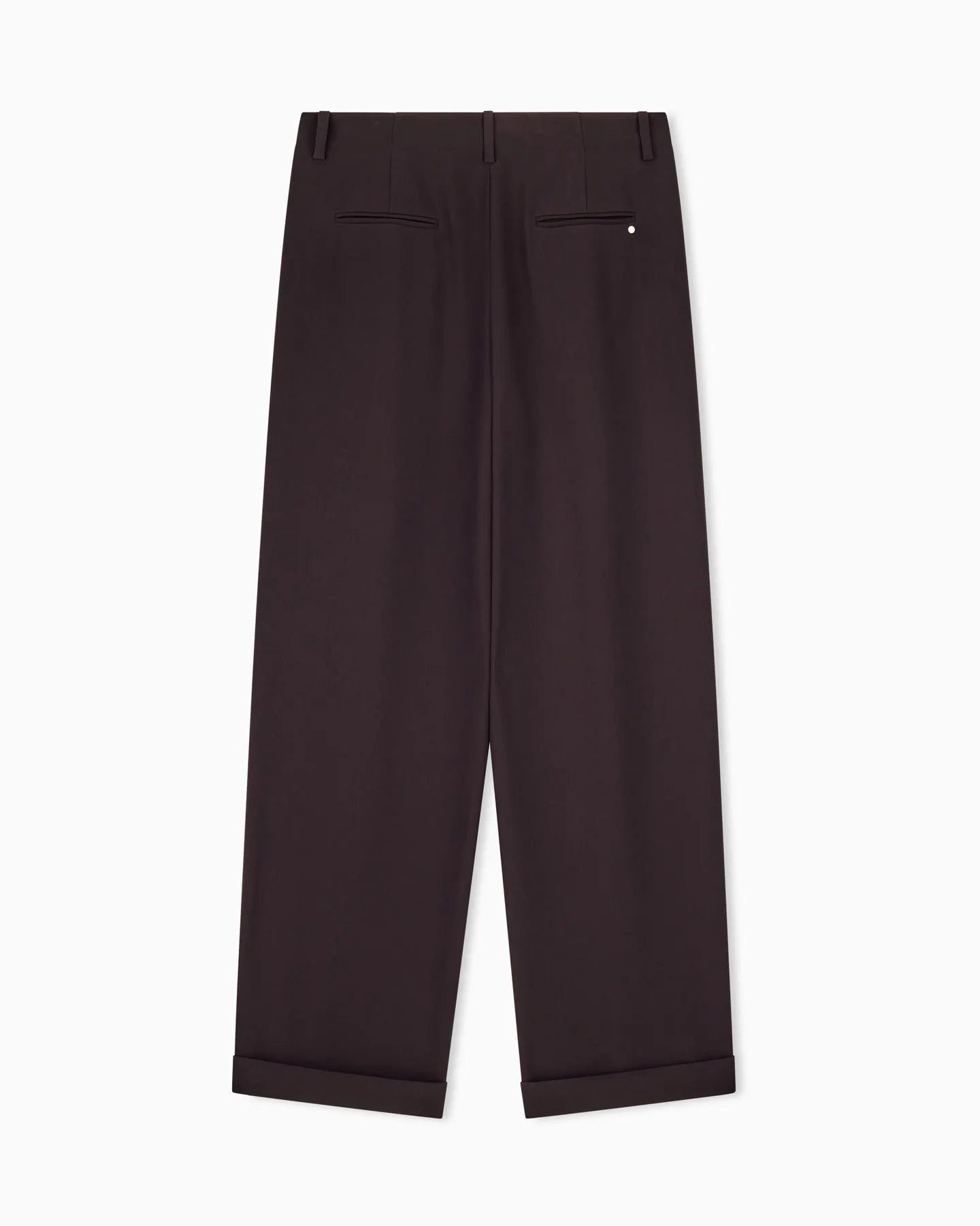 ARMANI XW002496 AF16148 Bundfaltenhose Braun