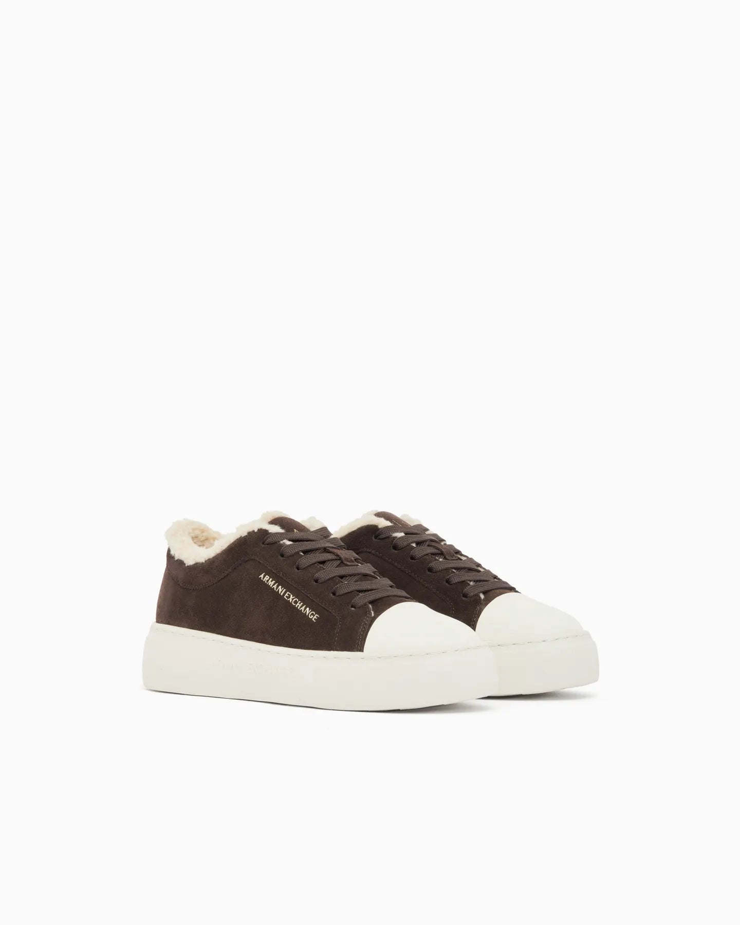 ARMANI XW003067 AF27450 Plateau Sneaker Braun