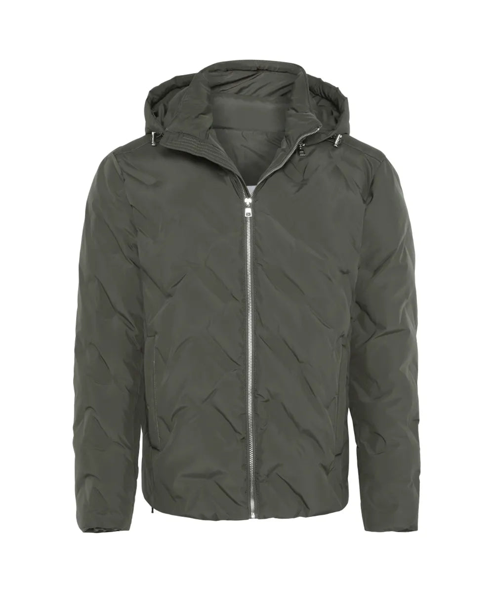 Baldessarini BLD-Iconic Herren Zip Jacke Kapuze chimera grün