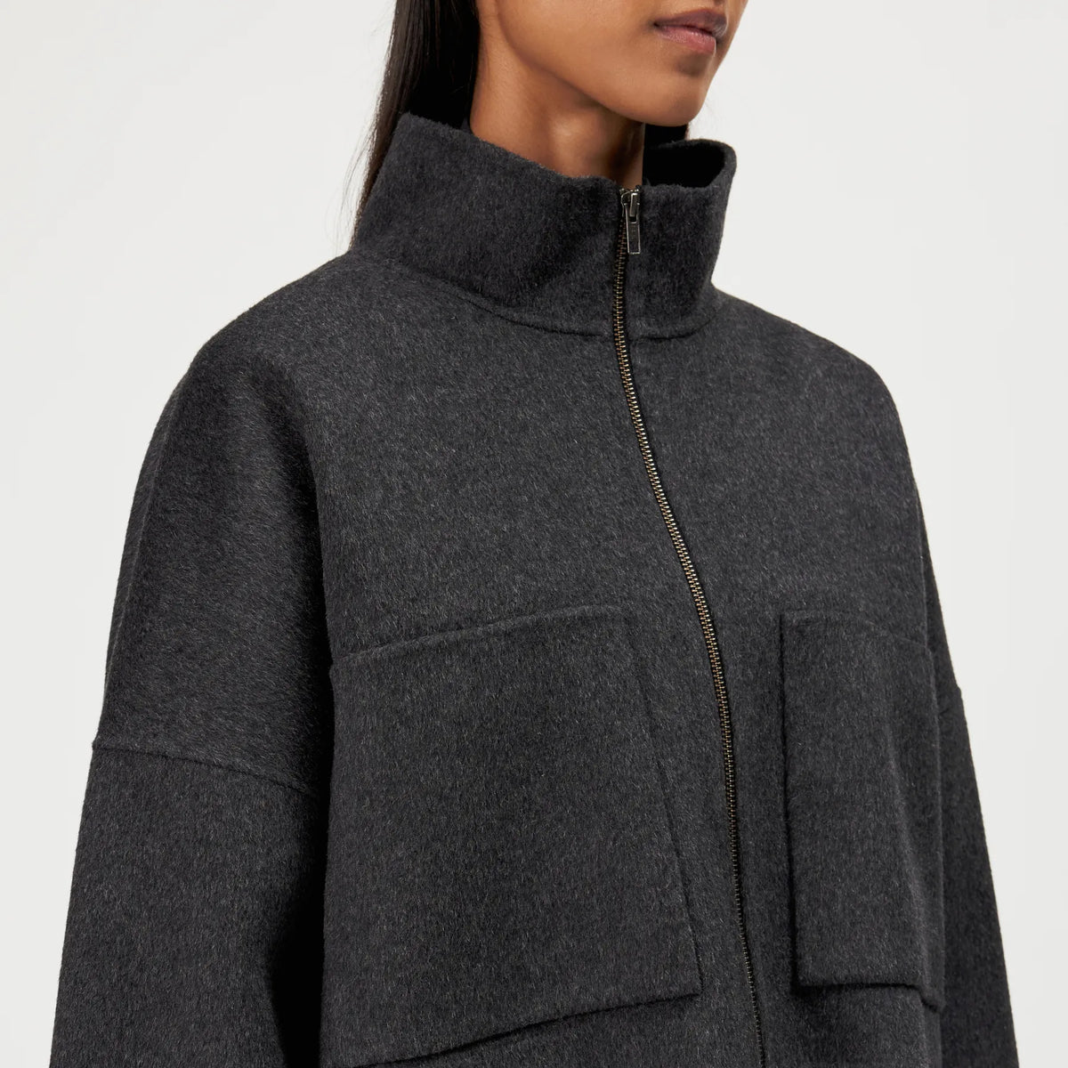 DRYKORN 120325 ELSTOW_1 10 kurze Jacke Wolle 6100