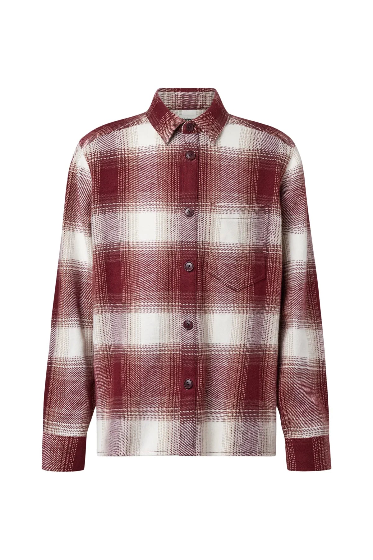 DRYKORN 146528 DIEGGO Hemd Overschiert Rot