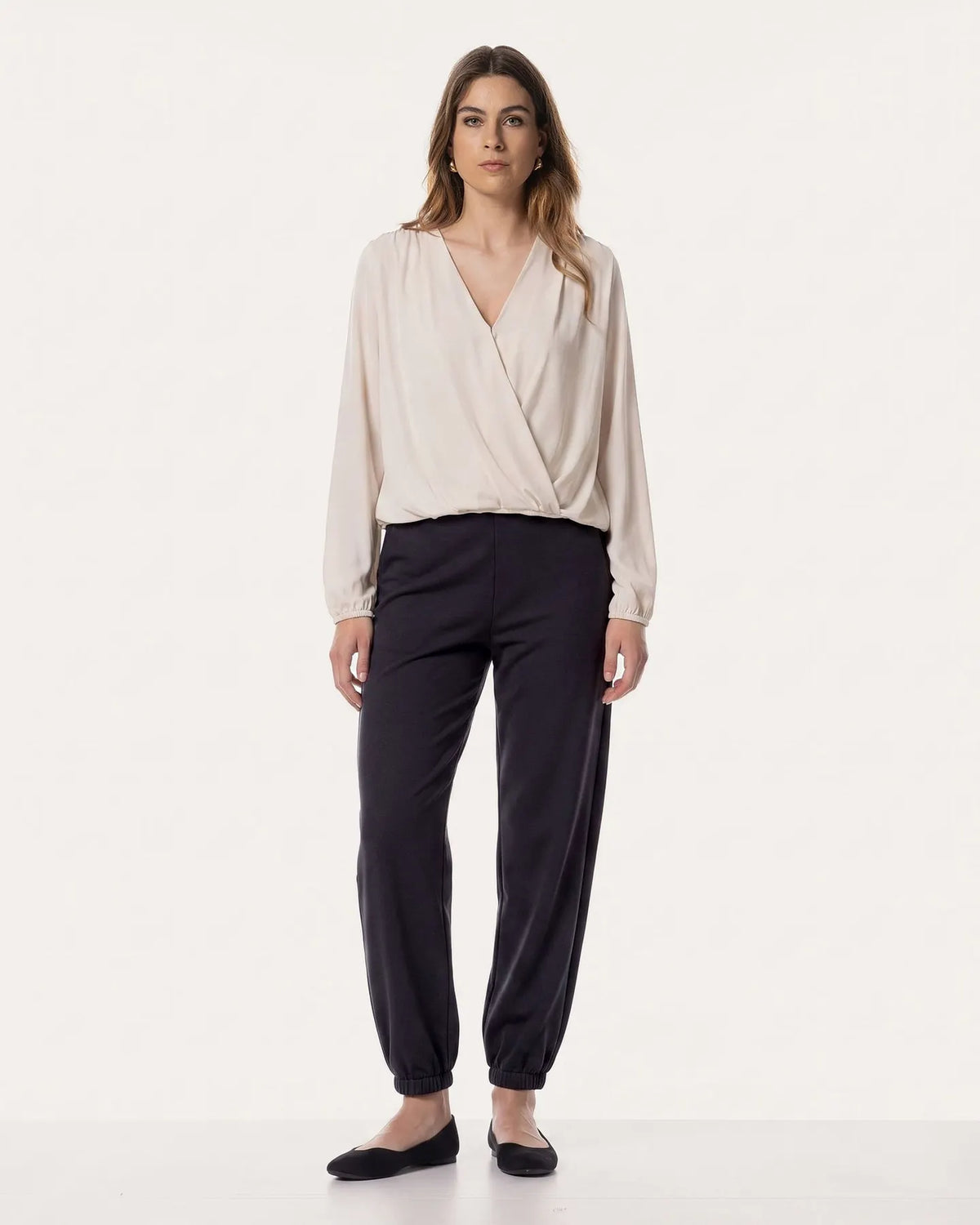 JAPAN TKY  SAEKO Hose knitterfrei stretch DEEP BLACK