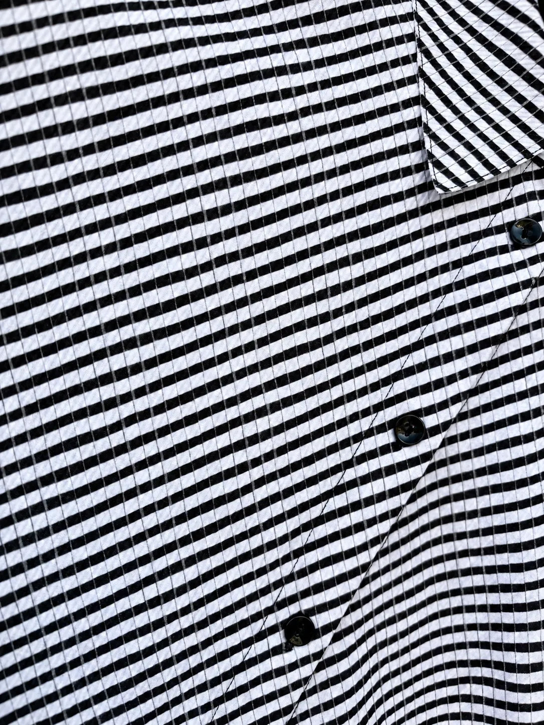 JAPAN TKY IWAI Gestreifte Bluse STRETCH DIAGONAL STRIPE