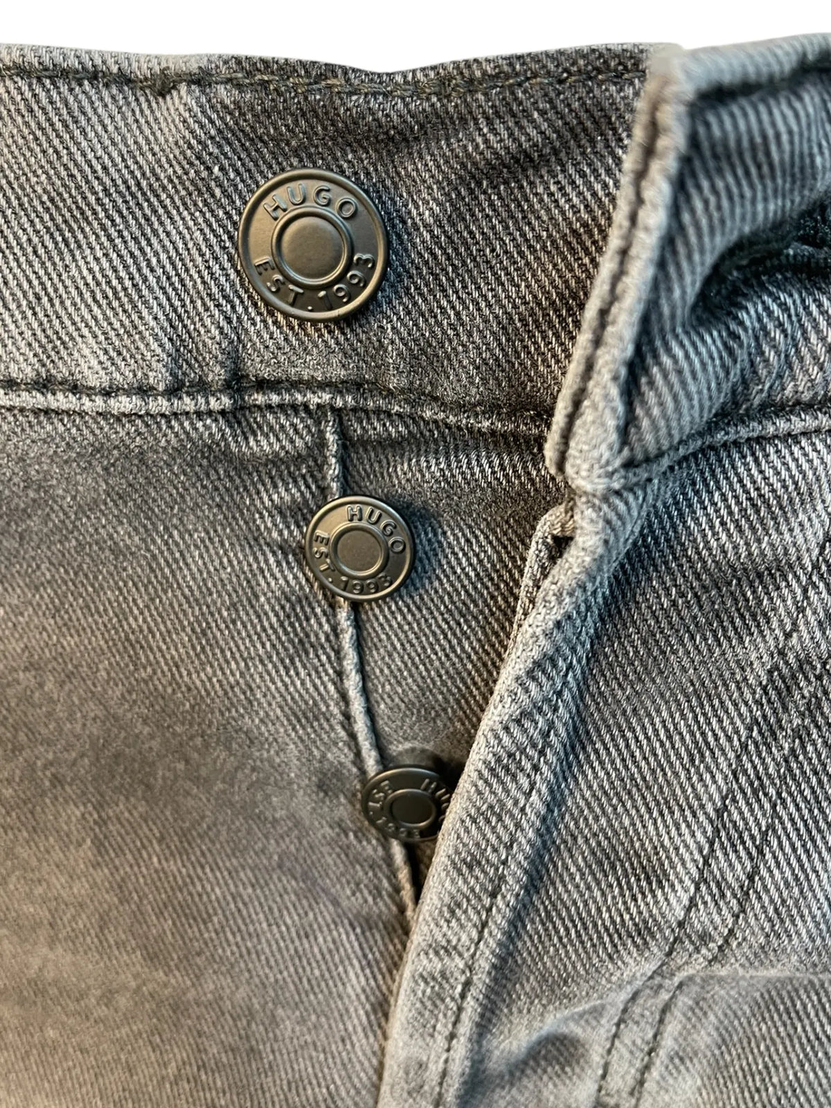 50568079 HUGO 634 SOFT TOUCH Jeans Knopfverschluss Medium Grey