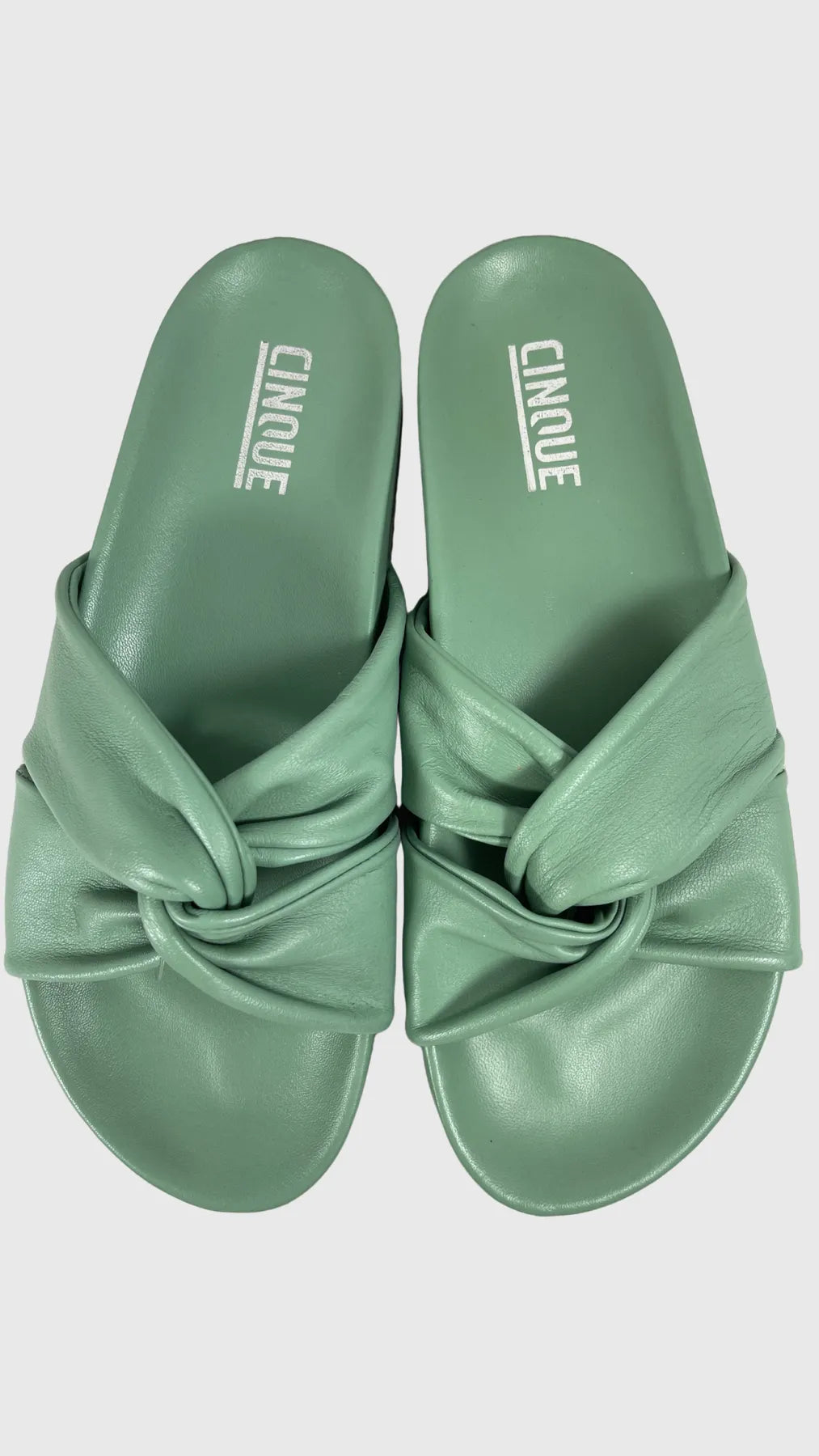 CINQUE  22183-10 CISIGLIA Leder Pantolette Mintgrün