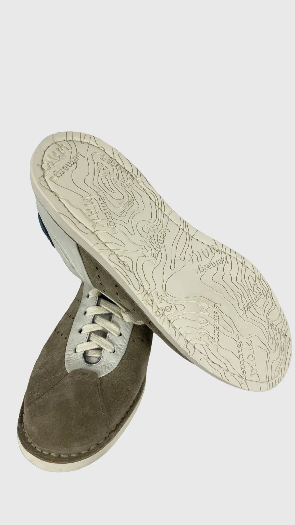 LEMARGO  EW01U SOFTY CASHMERE HERREN SNEAKERS SUEDE LEDER Hellbraun.