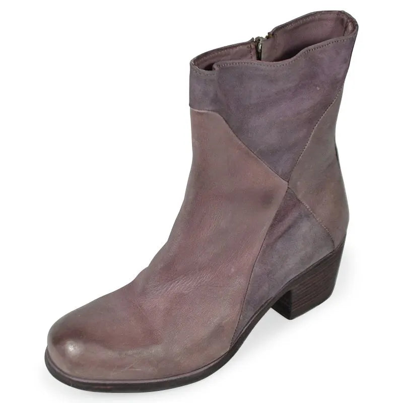 GIDIGIO AP060108 CERVO DAMEN STIEFELETTE USED LOOK BORDEAUXROT  BRUCIATO.