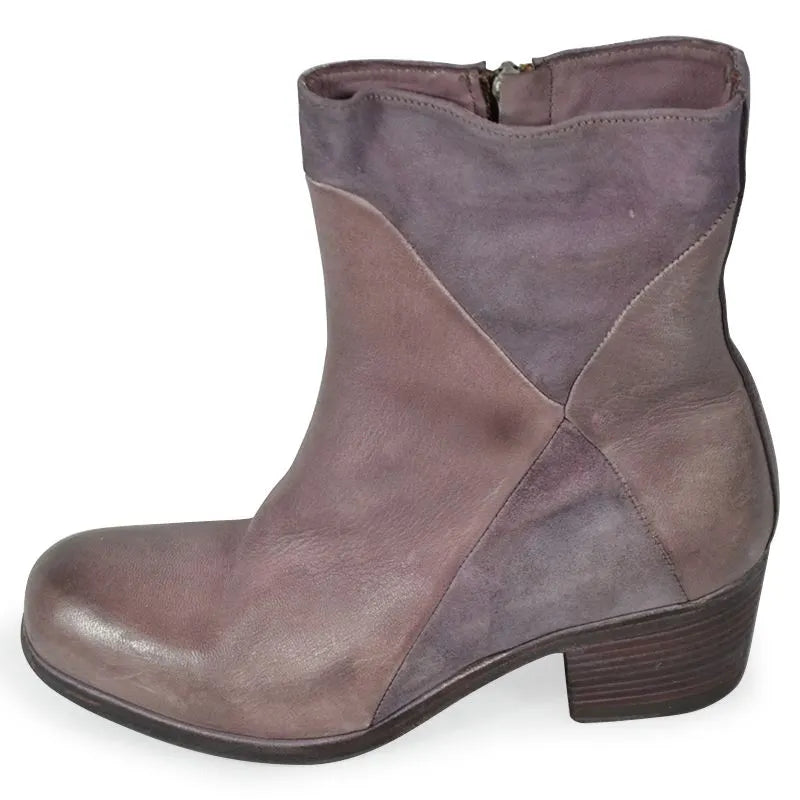 GIDIGIO AP060108 CERVO DAMEN STIEFELETTE USED LOOK BORDEAUXROT  BRUCIATO.