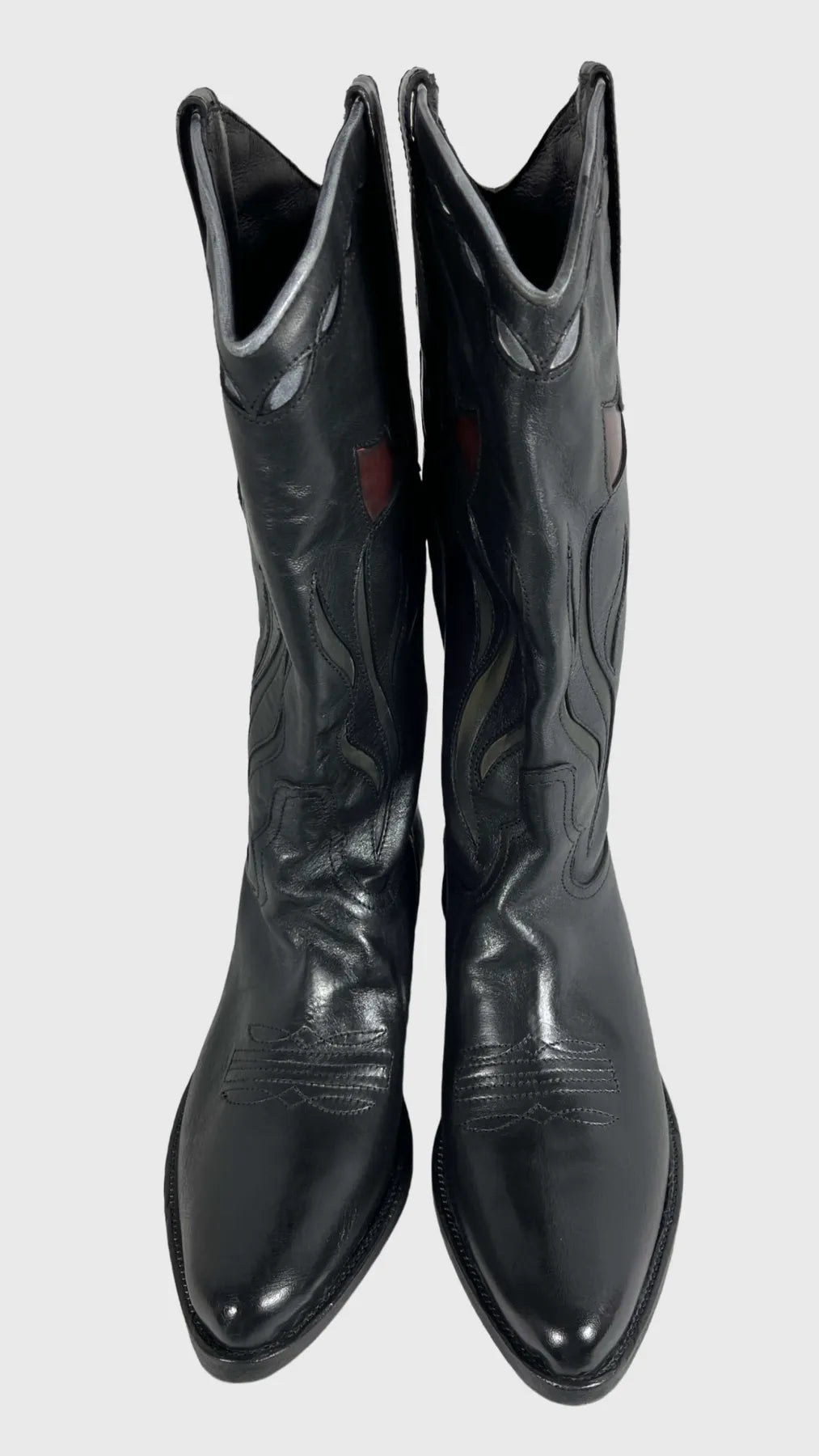 PAWELKS 36801 CALIF Damen Cowboy Boots Schwarz.