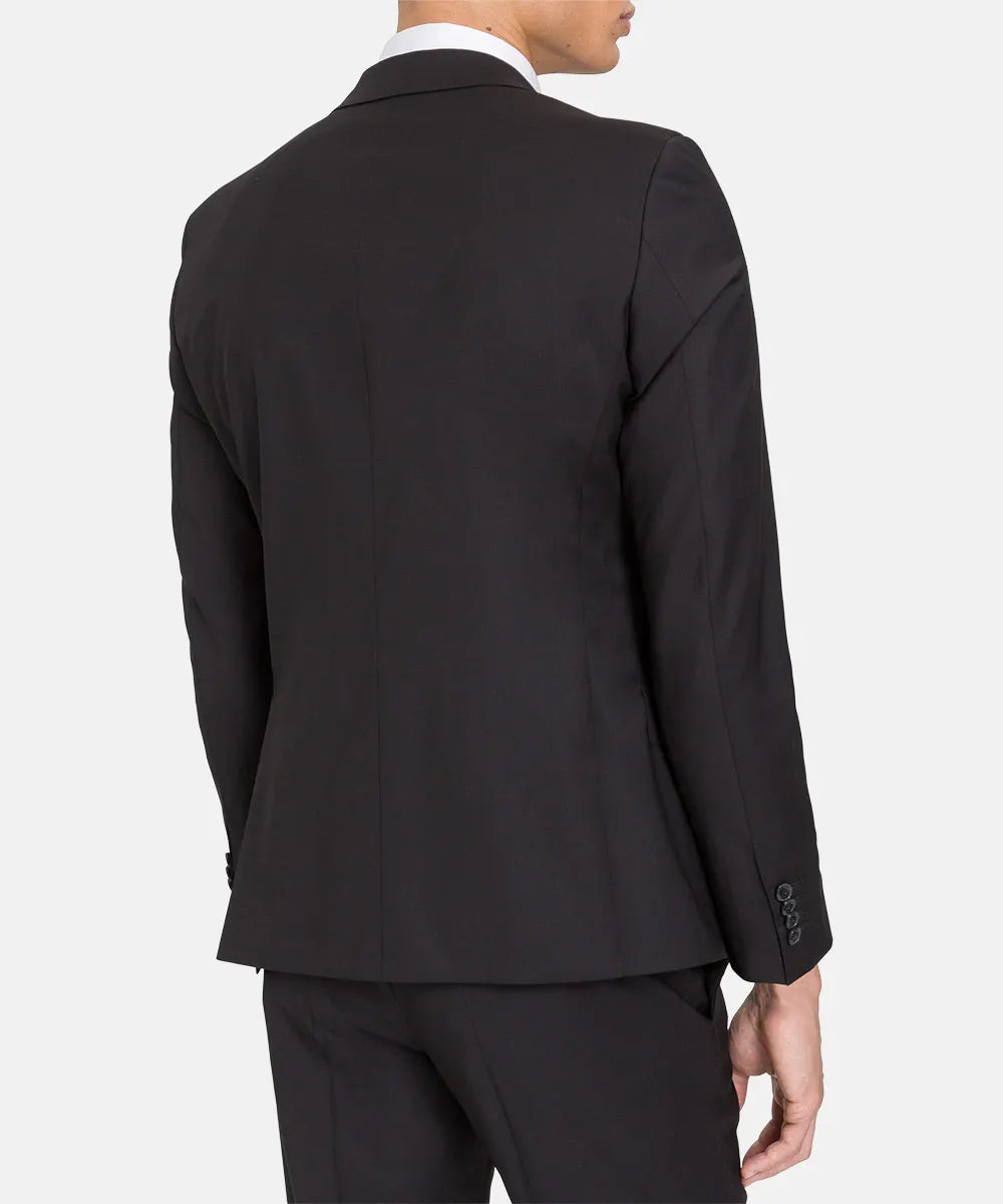 BALDESSARINI B0 14061.8830 Merano-2 Schurwolle Herren Sakko Schwarz 9000