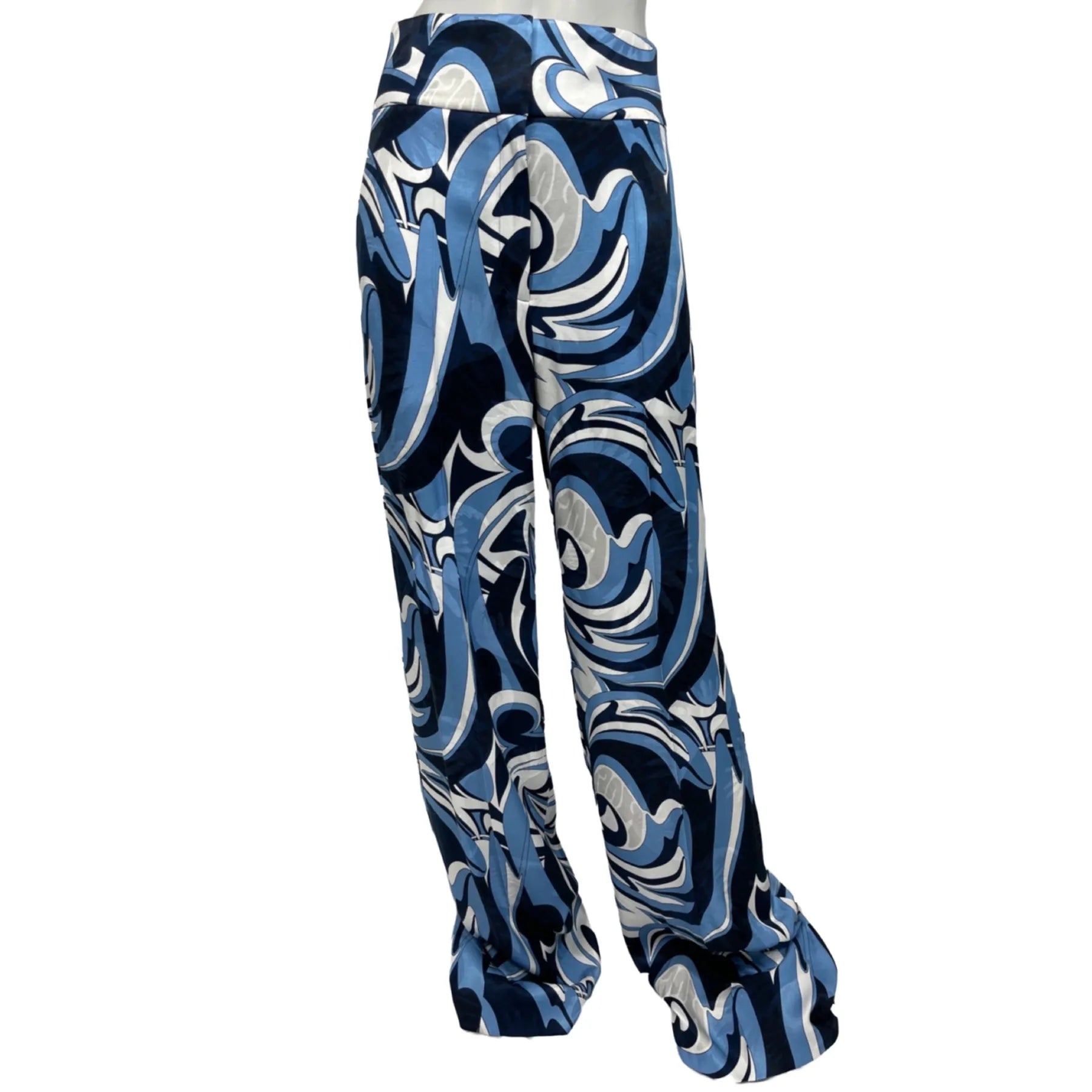 HUGO 50482554 Himia 10247082 01 
                Damen Marlenehose Blau Open Miscellaneous