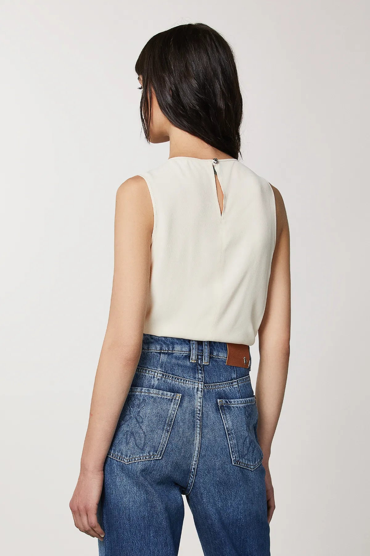 PATRIZIA PEPE 8C0611 A8I1 Damen Top Creme B753