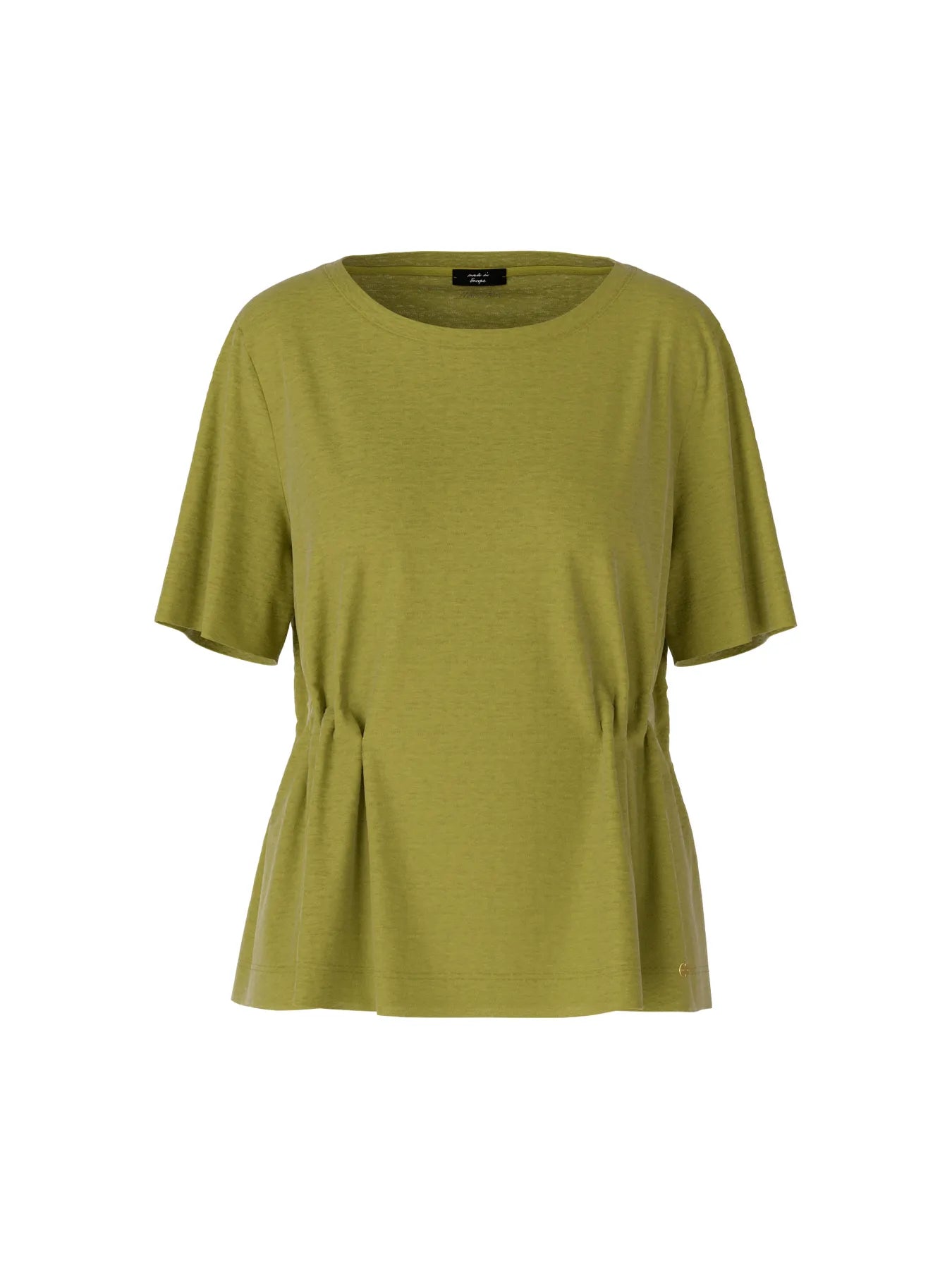 MARC CAIN UC 48.31 J54 Tailliertes T-Shirt aus Leinen