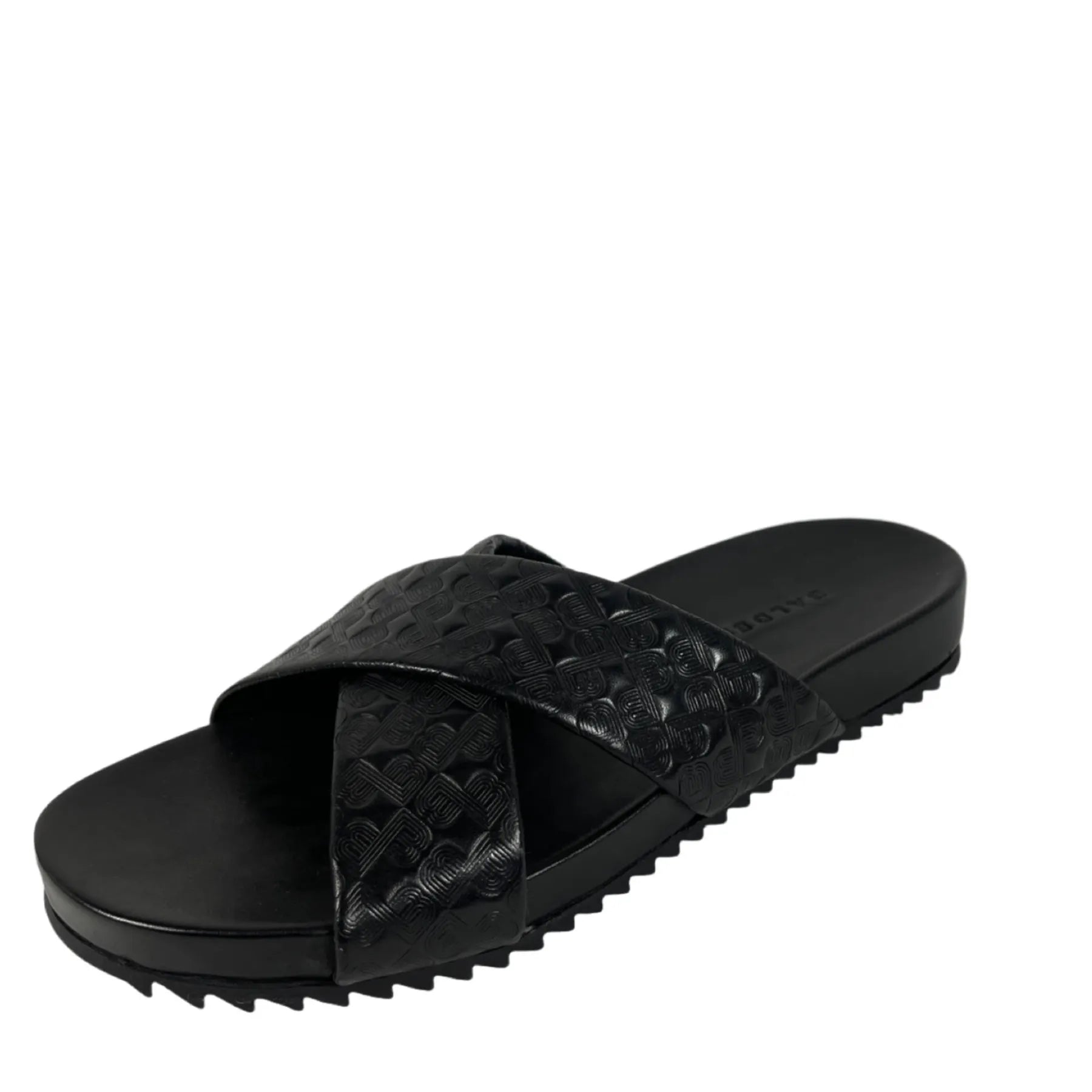 BALDESSARINI JERRY 625113 Herren Leder Pantoletten Schwarz