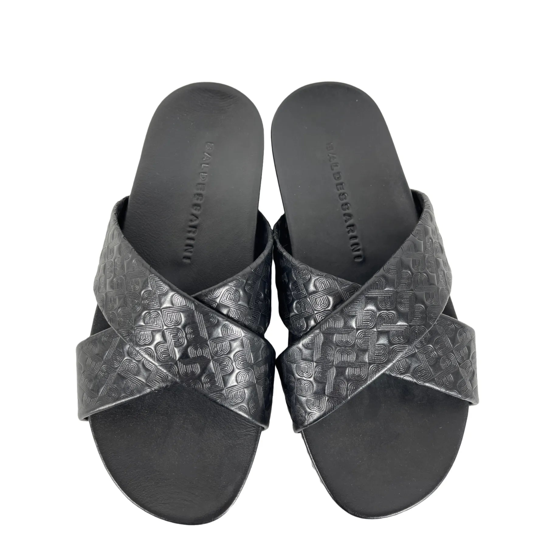 BALDESSARINI JERRY 625113 Herren Leder Pantoletten Schwarz