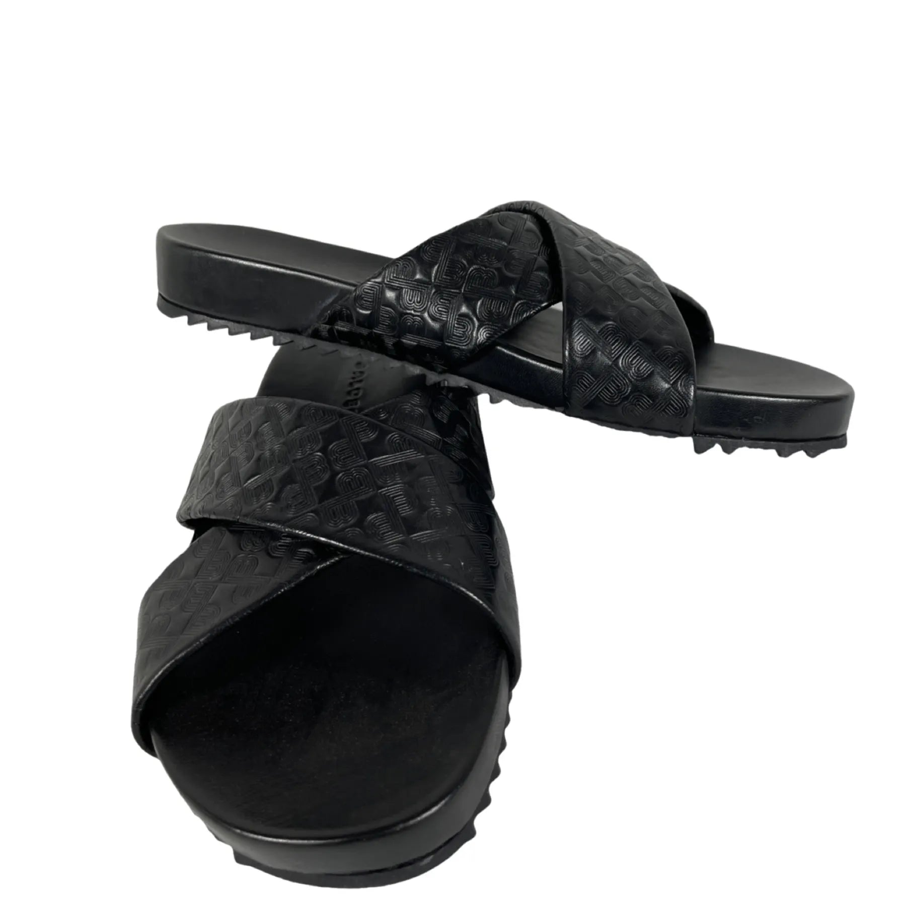 BALDESSARINI JERRY 625113 Herren Leder Pantoletten Schwarz