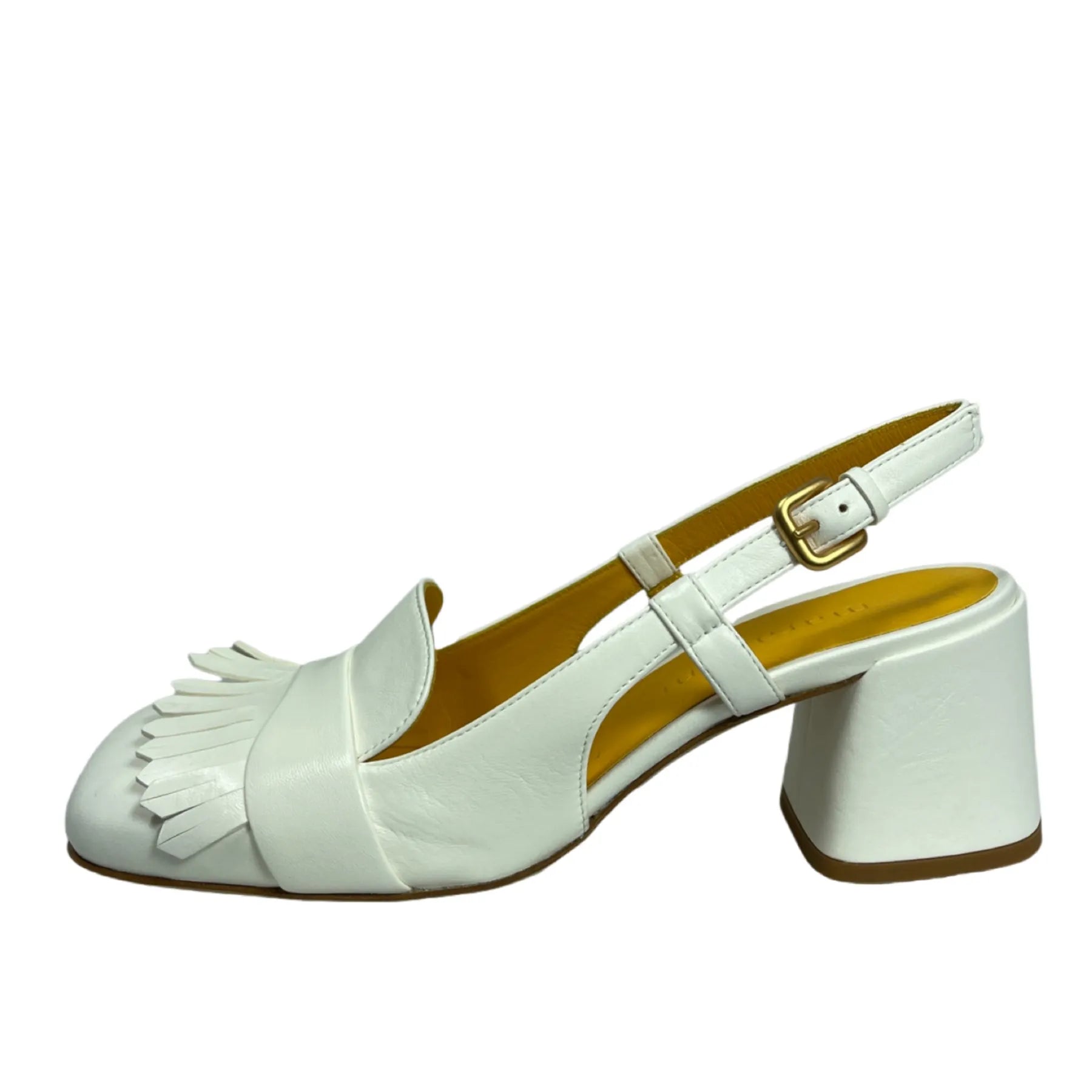 MARA BINI S122 SETA TANIA Damen Sling-Pumps Off-White
