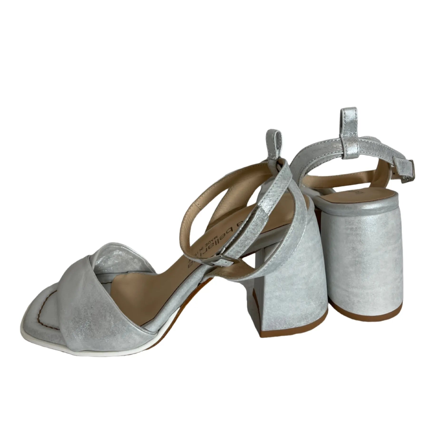 Laura Bellariva 8973 METAL Damen Sandalette Silver