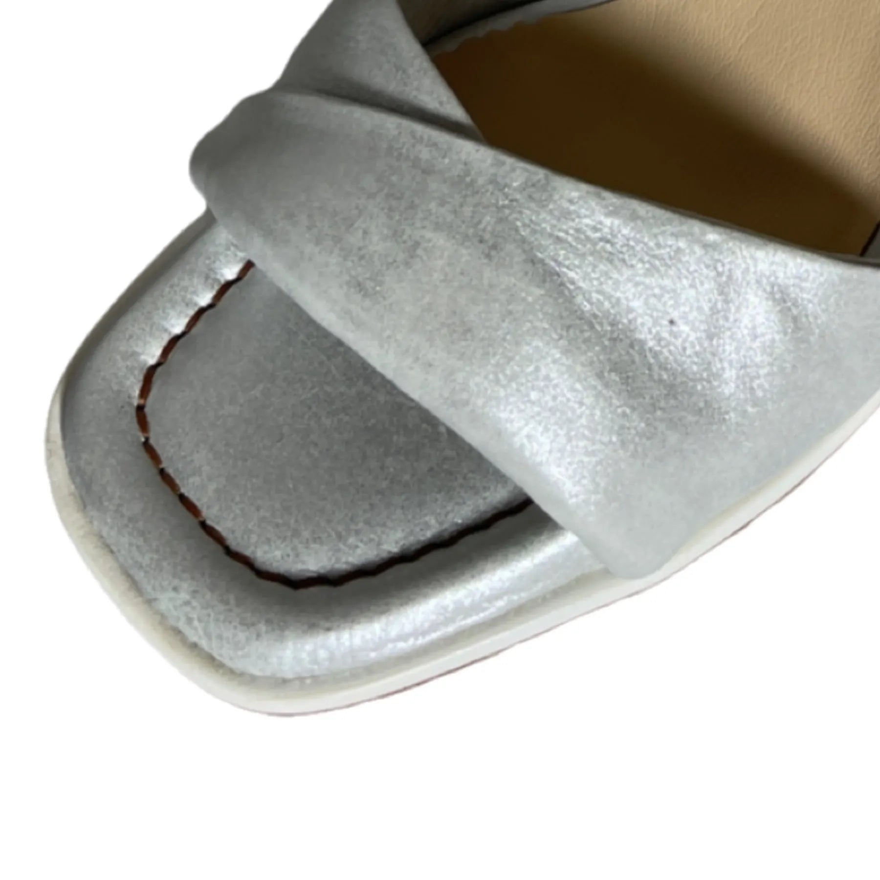 Laura Bellariva 8973 METAL Damen Sandalette Silver